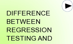 INTERVIEW-DIFFERENCE BETWEEN REGRESSION TESTING AND RETESTING